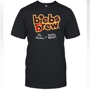 tim hortons x justin bieber biebs brew crew tshirt